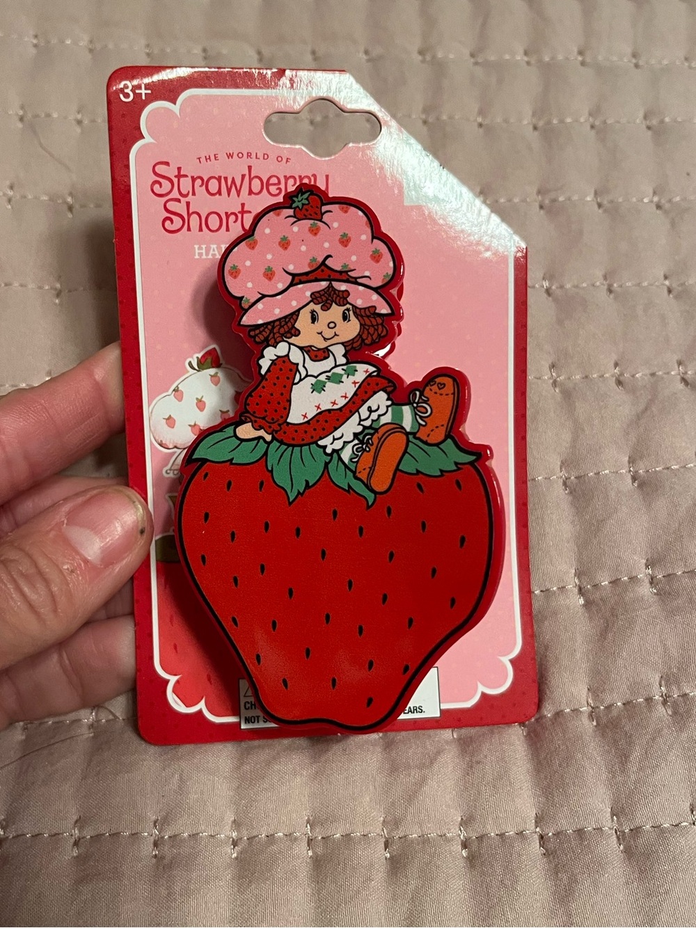 Strawberry Shortcake hair clip